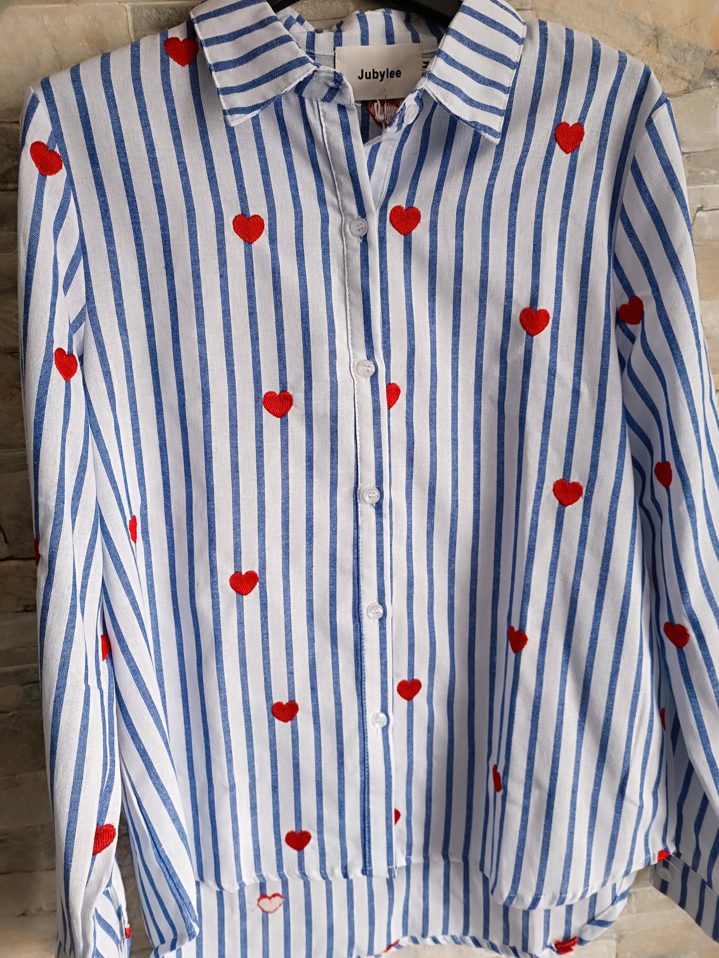 Chemisier motifs coeur