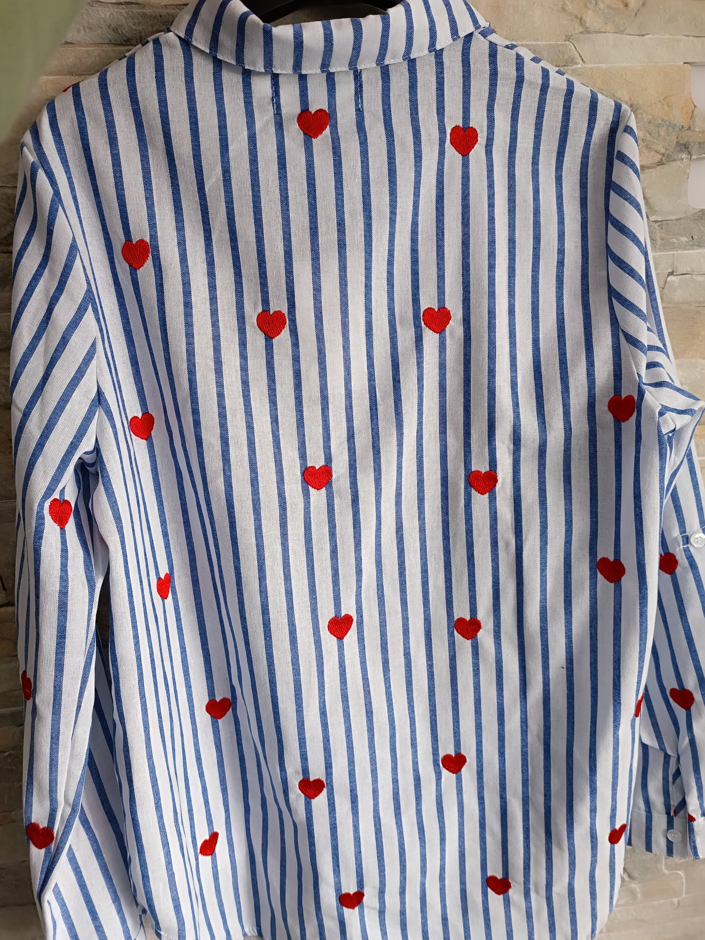 Chemisier motifs coeur